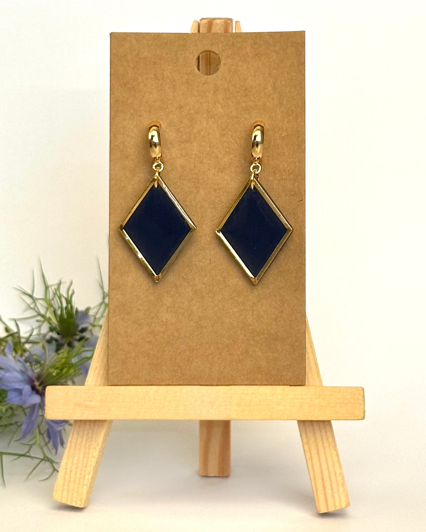 Ohrhänger, Edelstahl vergoldet