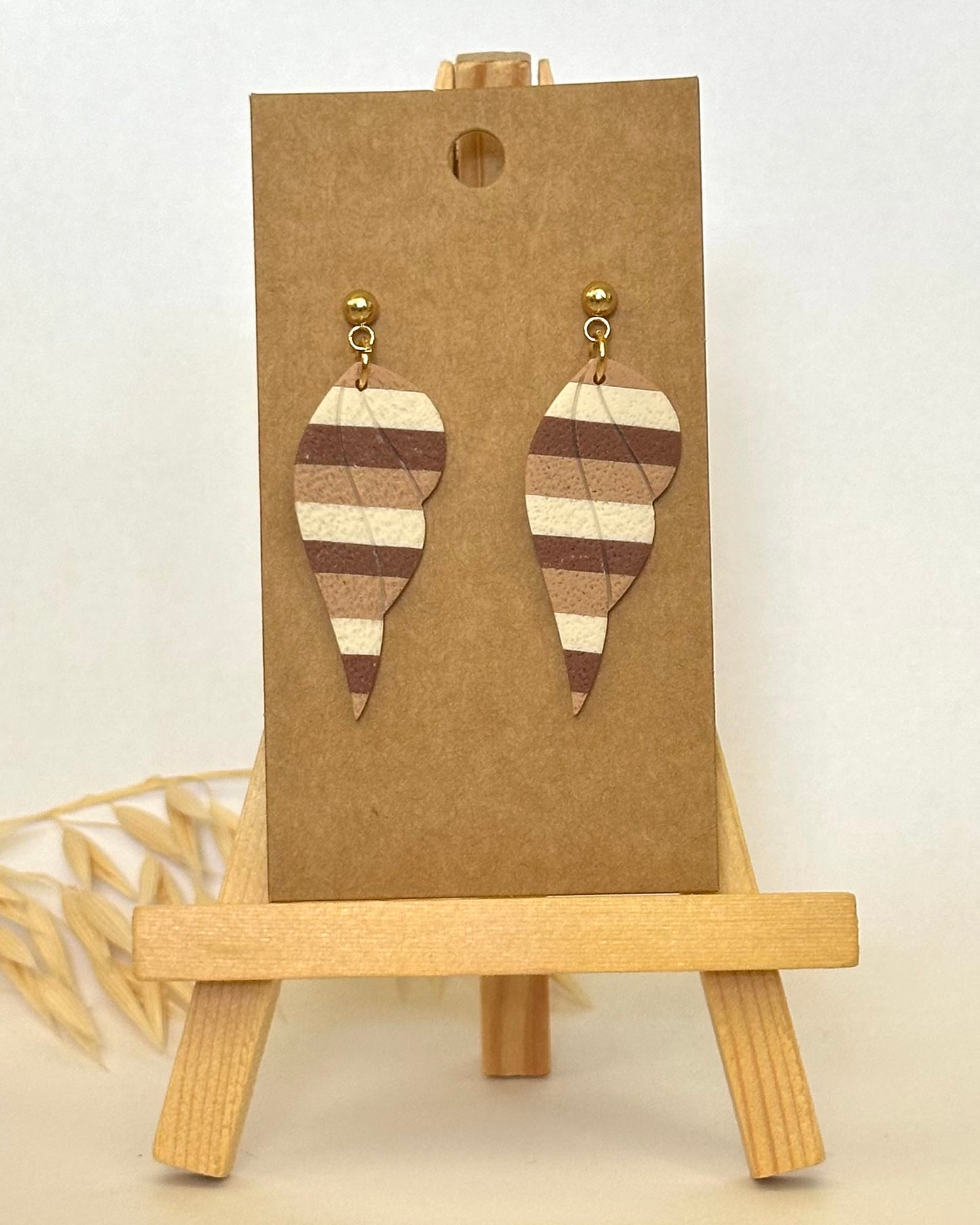 Ohrhänger, Edelstahl vergoldet