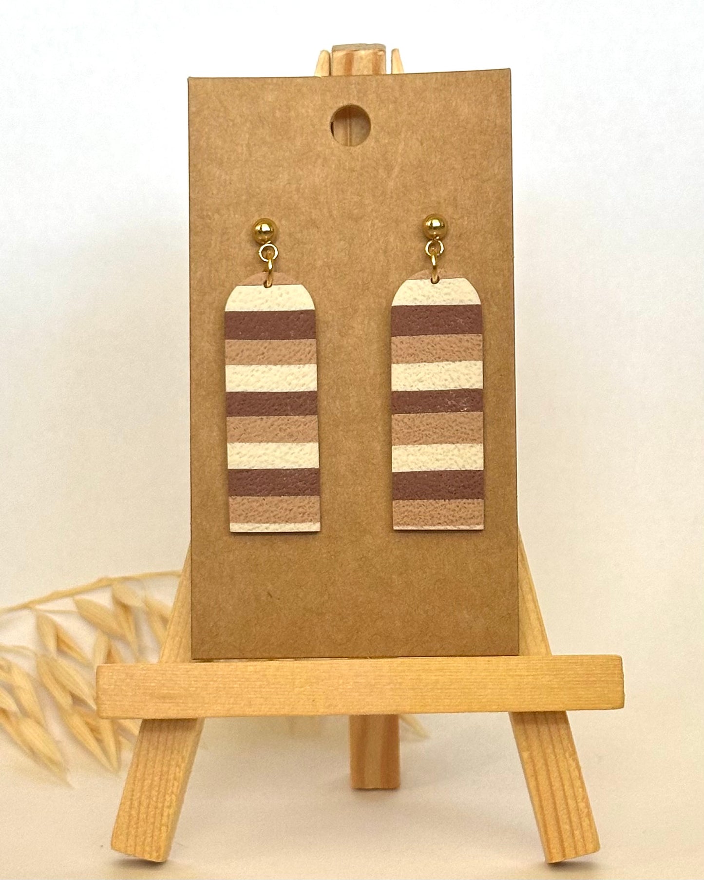 Ohrhänger, Edelstahl vergoldet