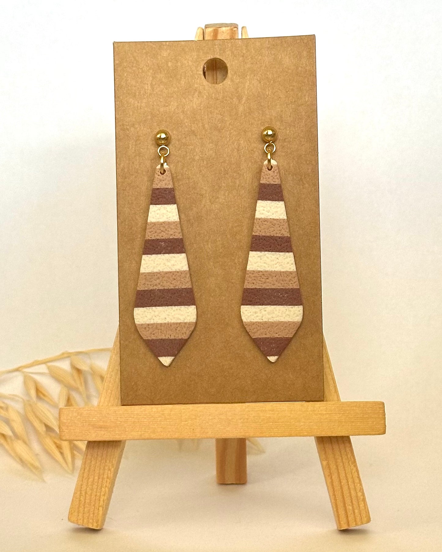 Ohrhänger, Edelstahl vergoldet