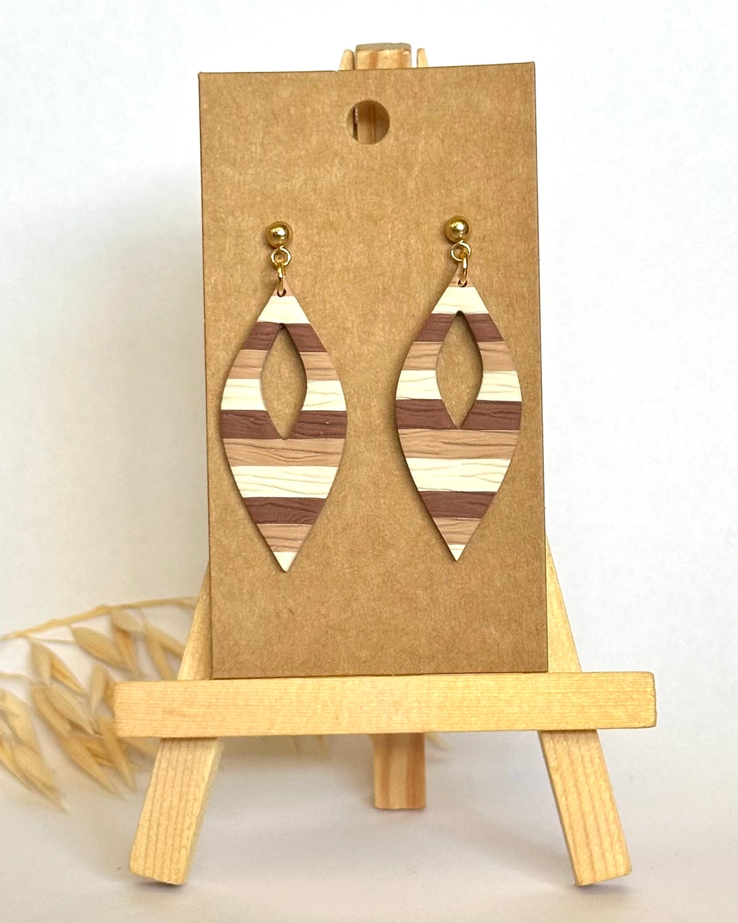 Ohrhänger, Edelstahl vergoldet