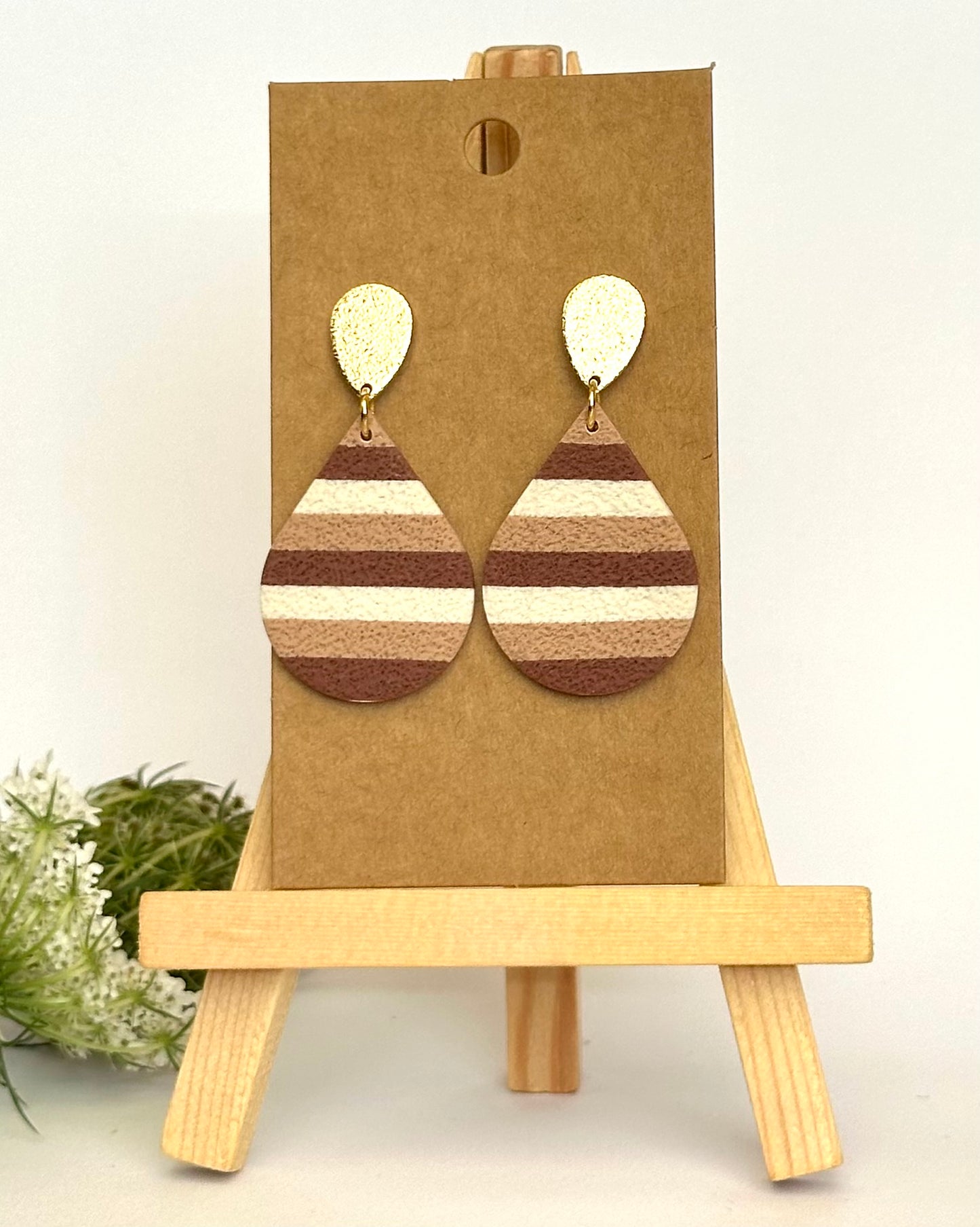 Ohrhänger, Edelstahl vergoldet