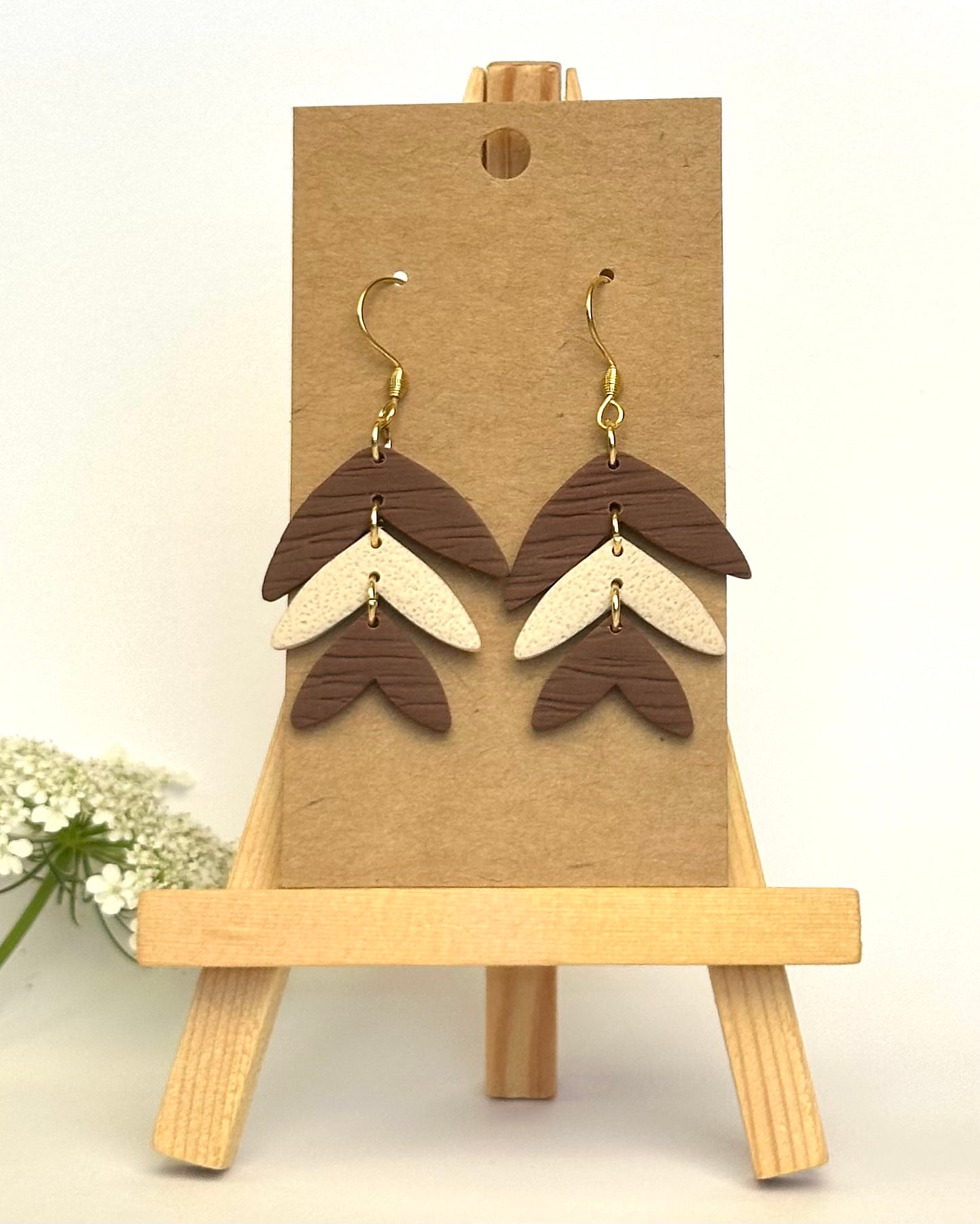 Ohrhänger, Edelstahl vergoldet