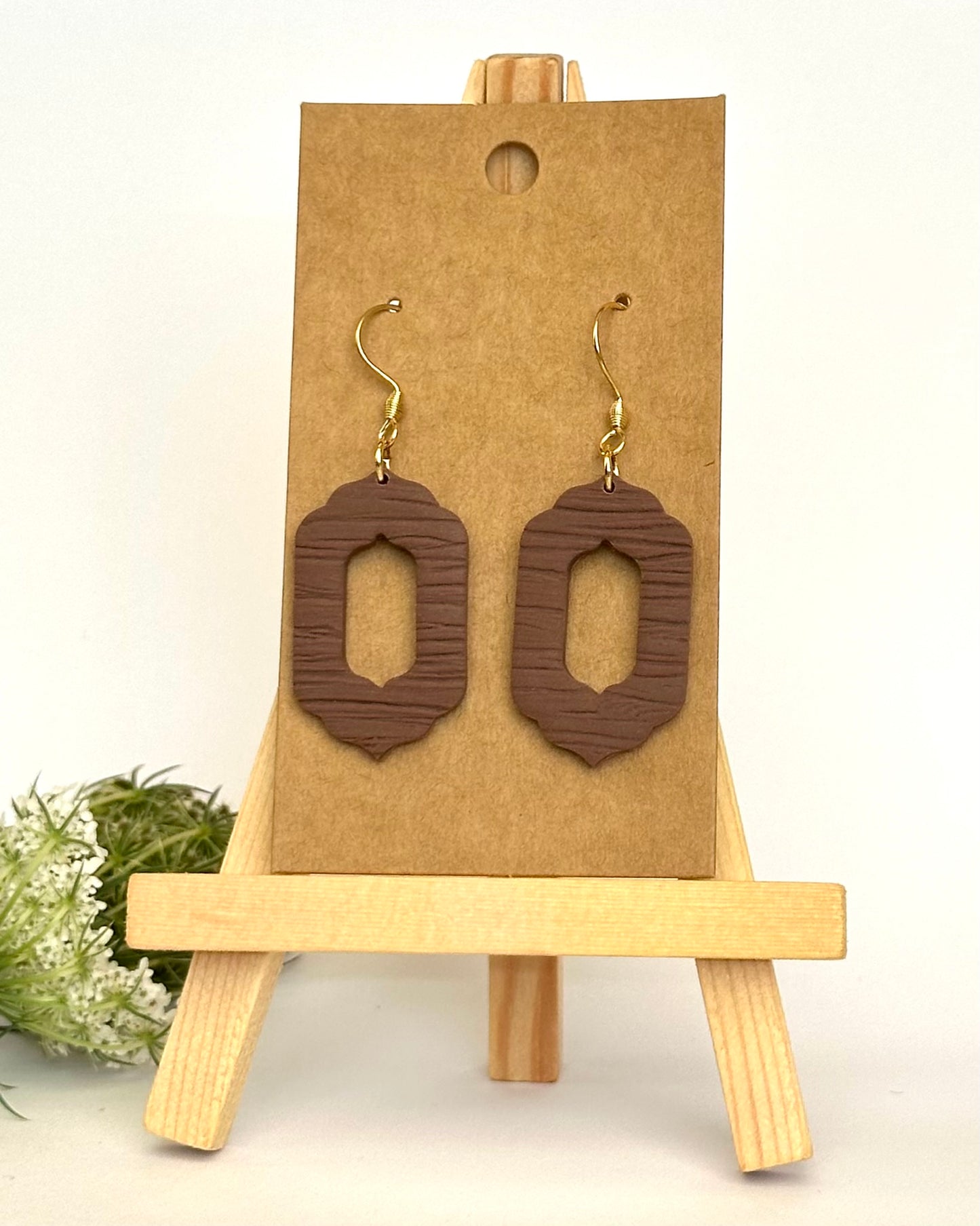 Ohrhänger, Edelstahl vergoldet