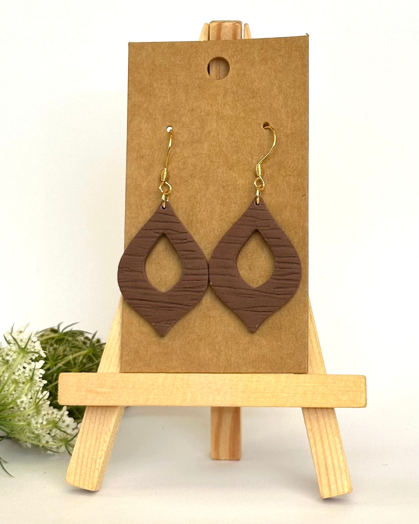 Ohrhänger, Edelstahl vergoldet