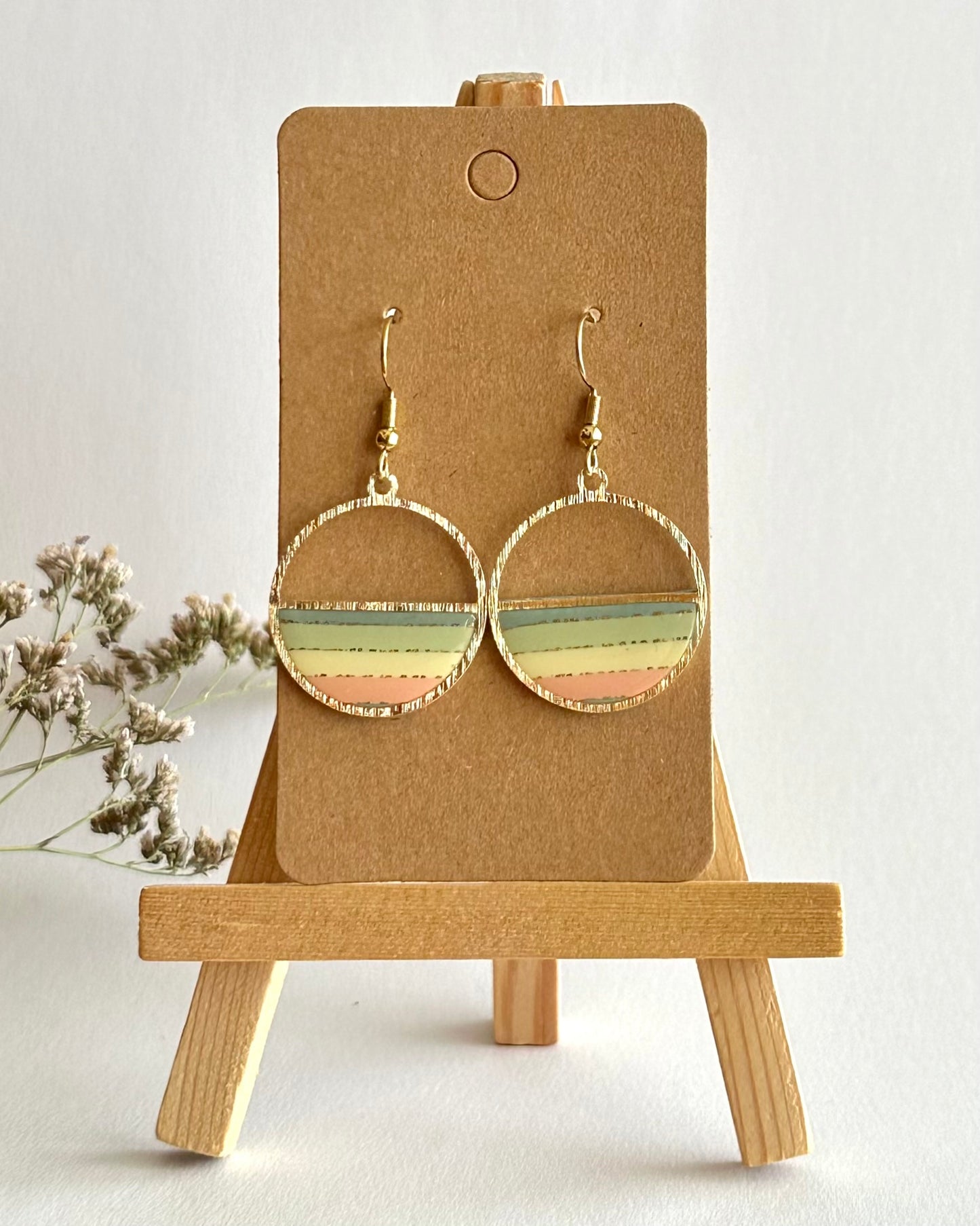 Ohrhänger, Edelstahl vergoldet