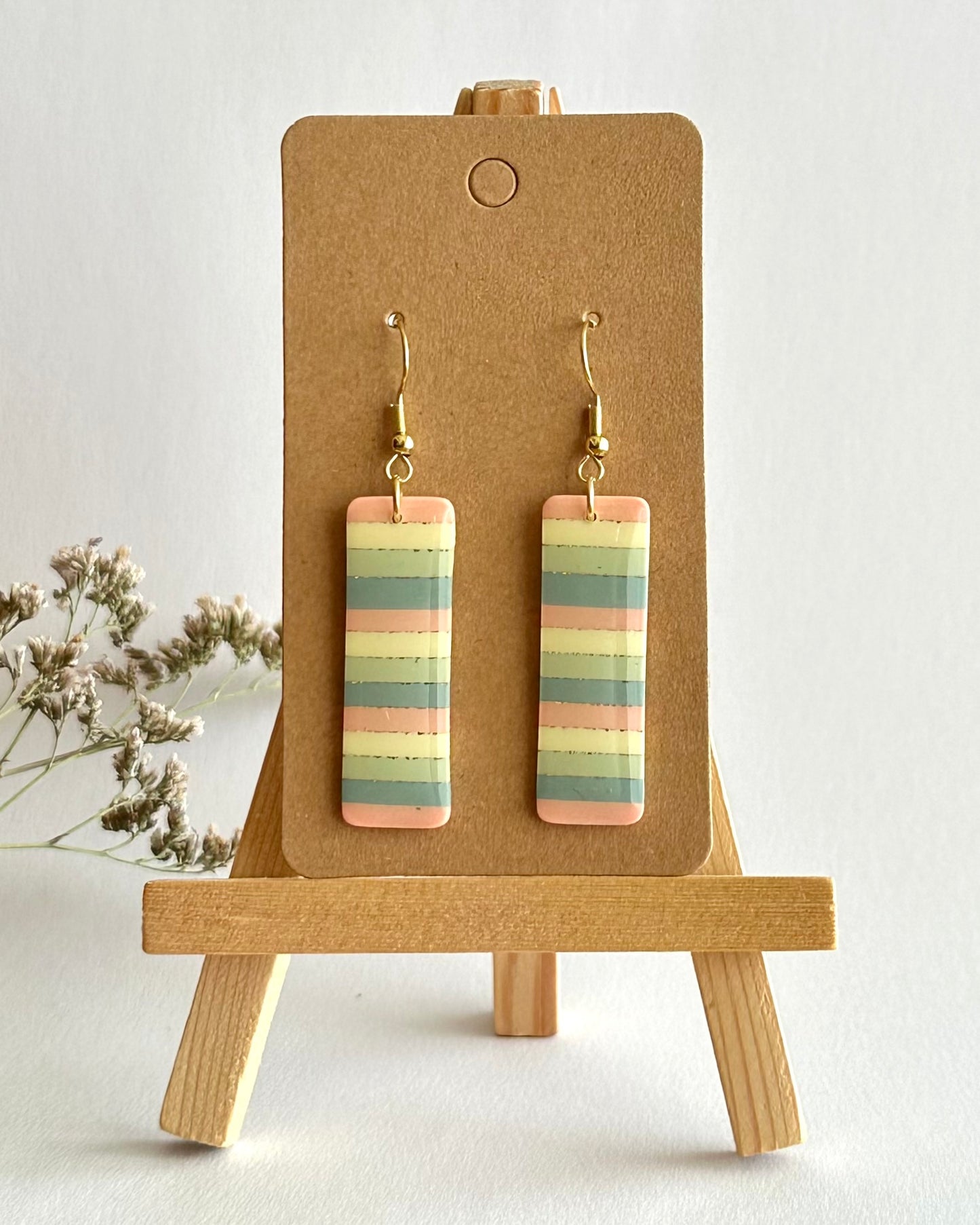 Ohrhänger, Edelstahl vergoldet