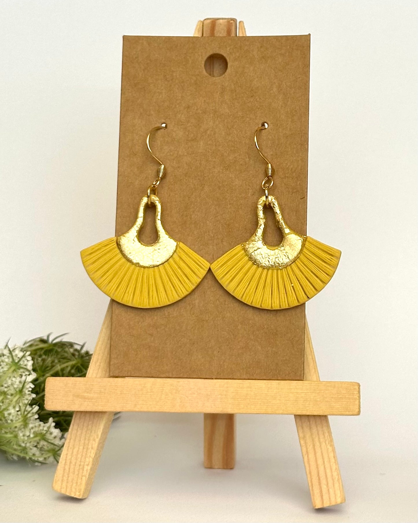 Ohrhänger, Edelstahl vergoldet