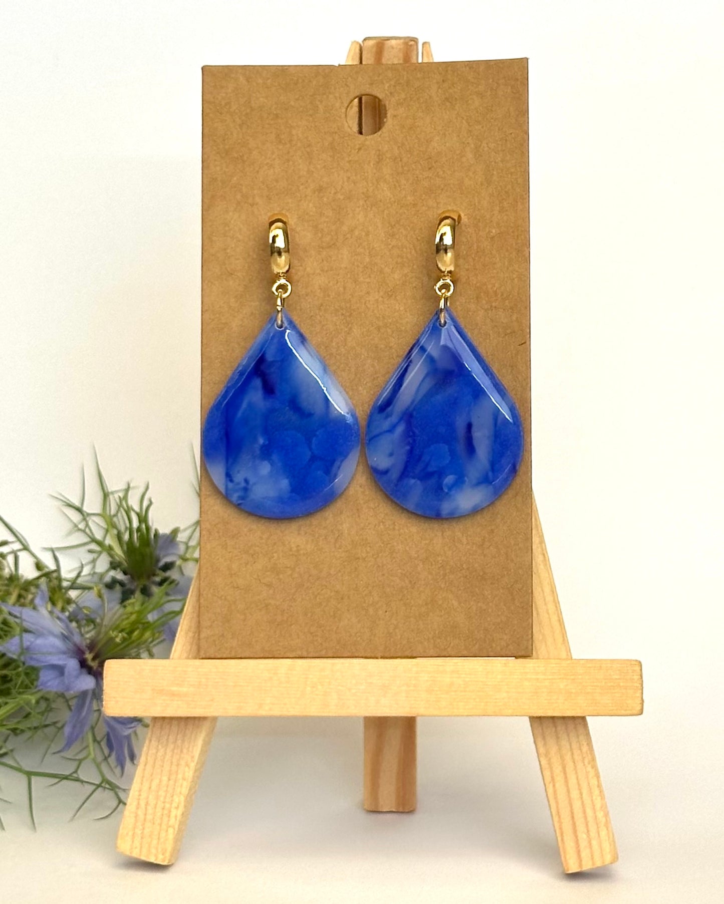 Ohrhänger, Edelstahl vergoldet