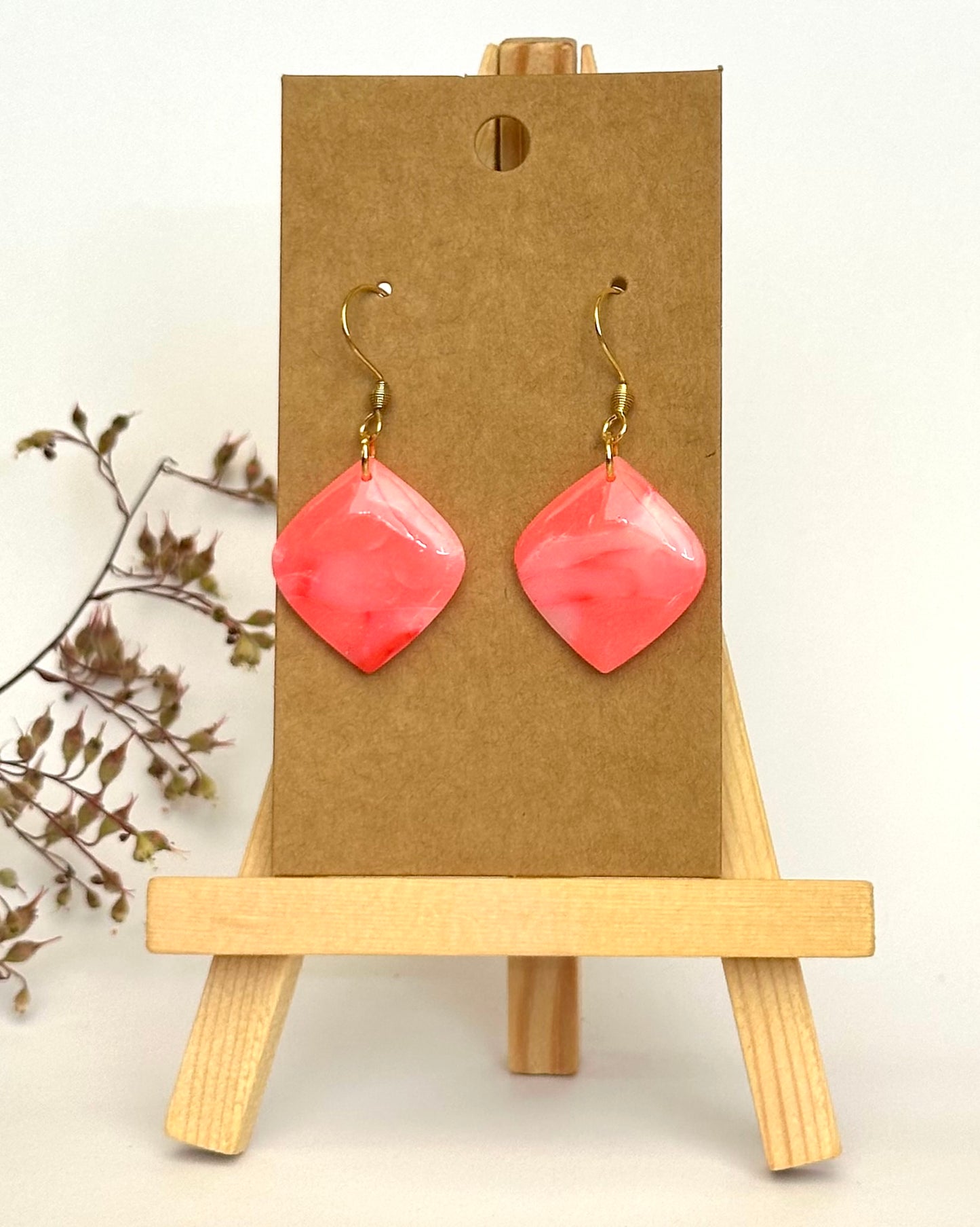 Ohrhänger, Edelstahl vergoldet