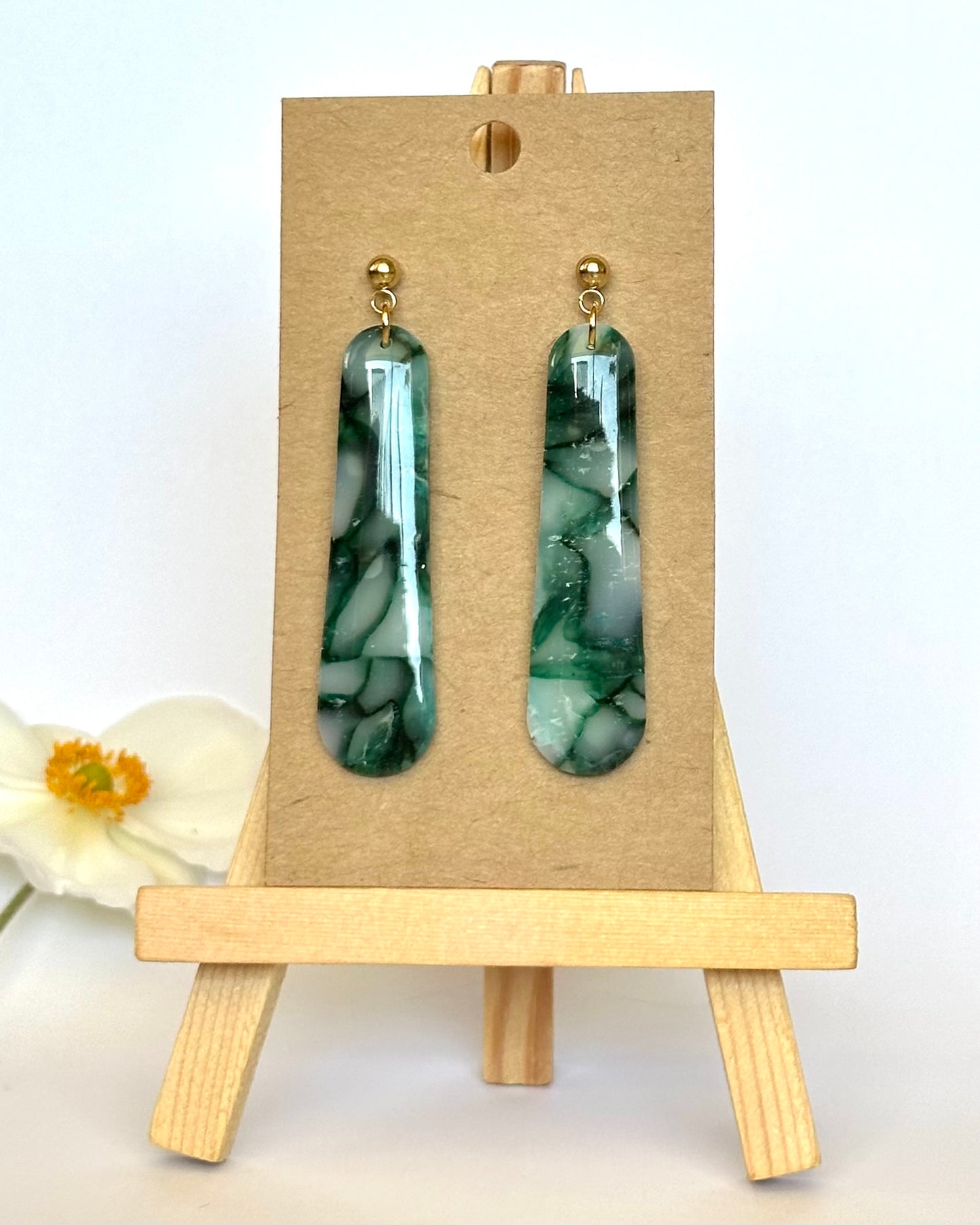 Ohrhänger, Edelstahl vergoldet