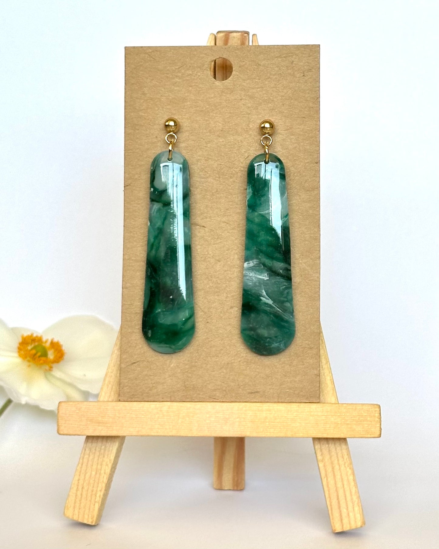 Ohrhänger, Edelstahl vergoldet