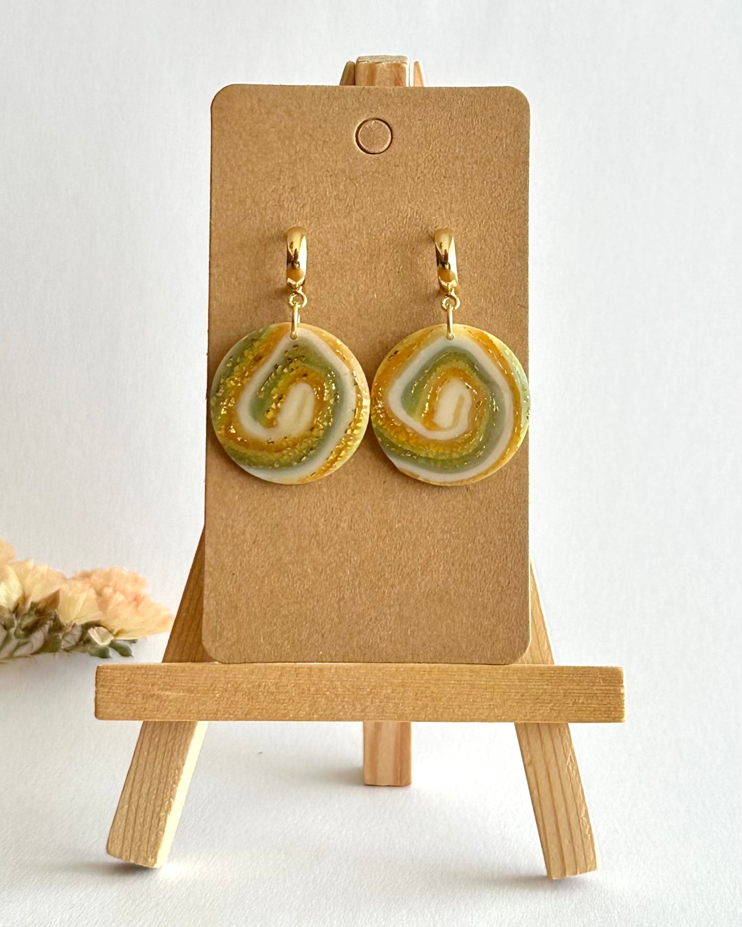 Ohrhänger, Edelstahl vergoldet