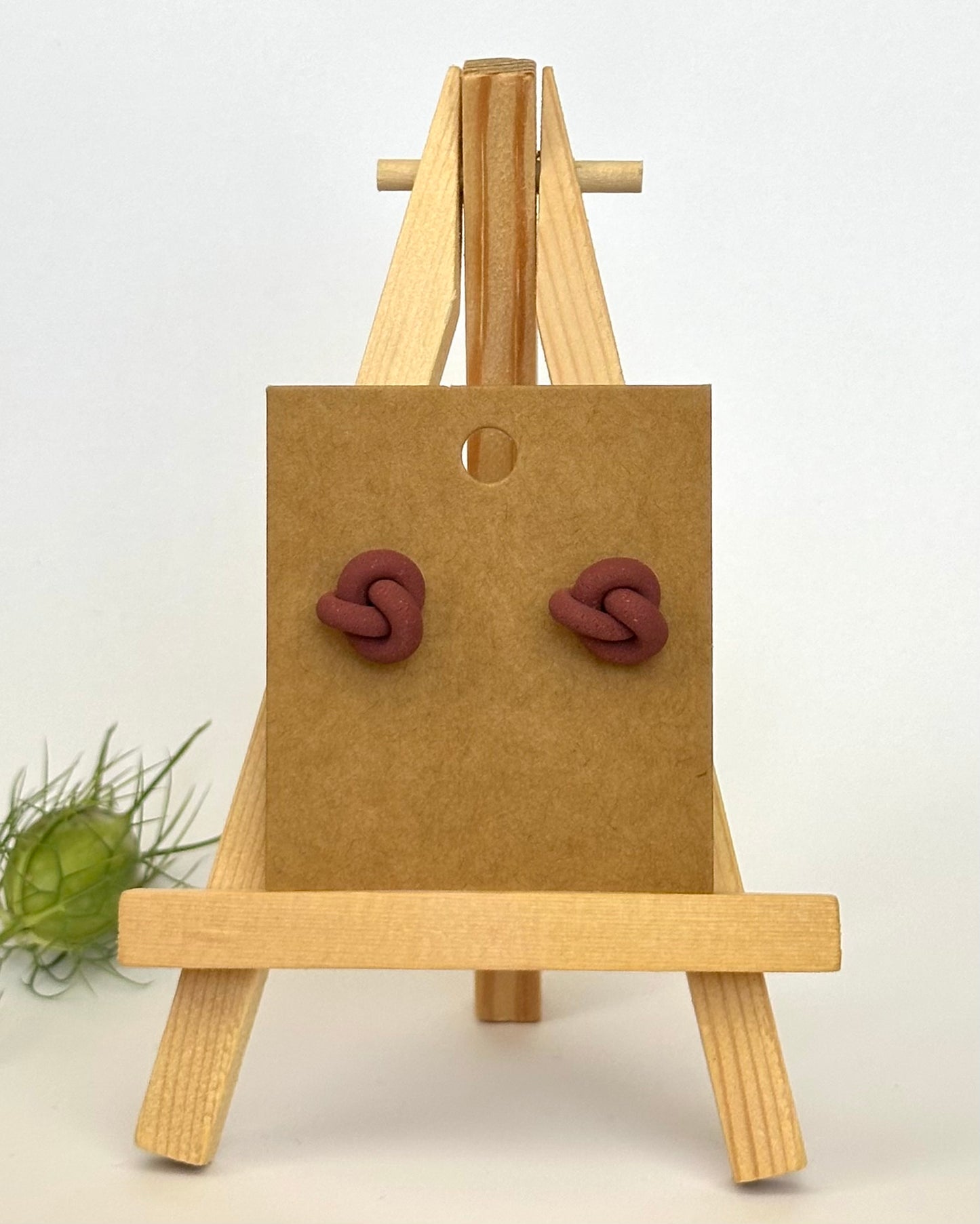 Ohrstecker, Edelstahl vergoldet (verschiedene Farben)