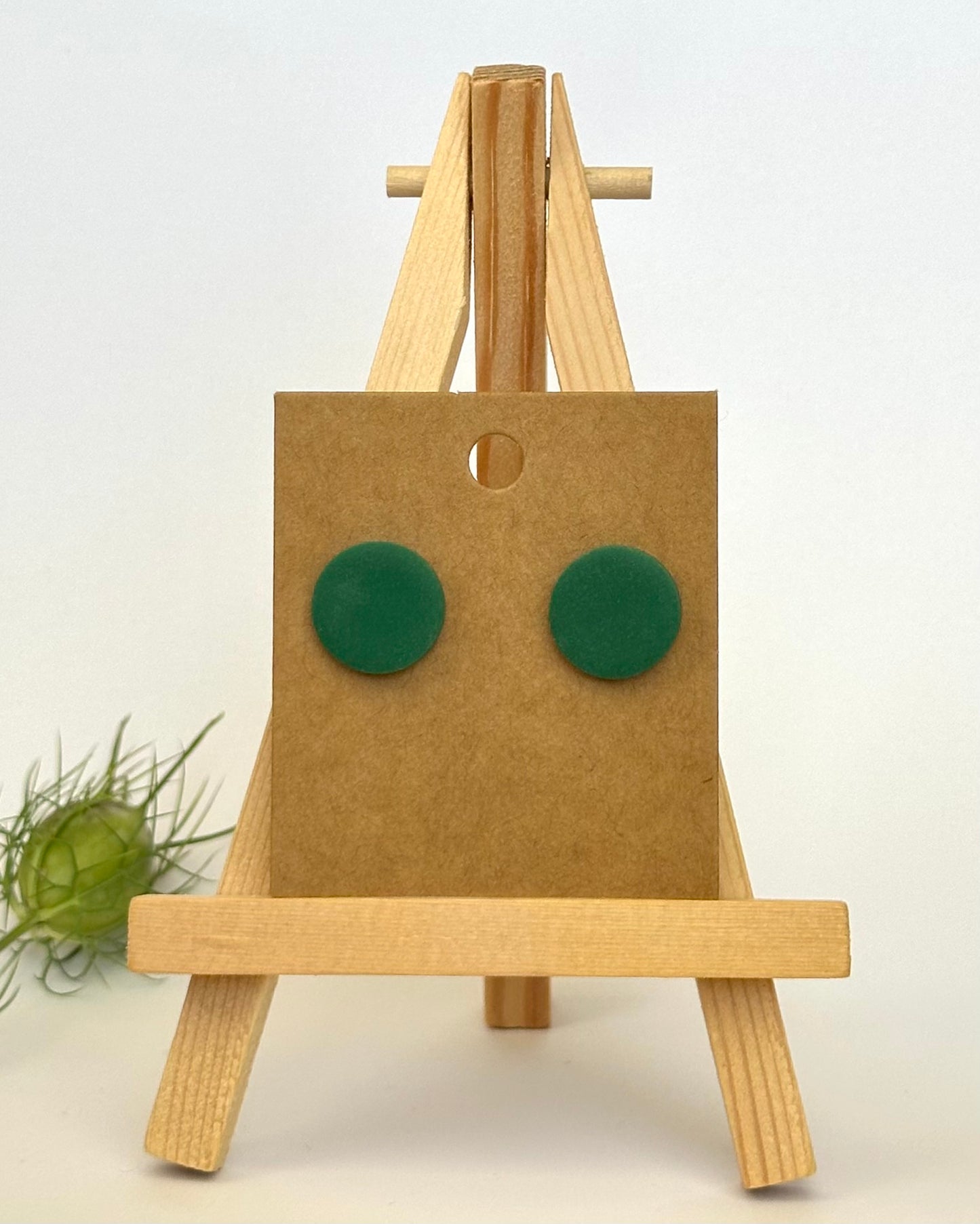 Ohrstecker, Edelstahl vergoldet (verschiedene Farben)