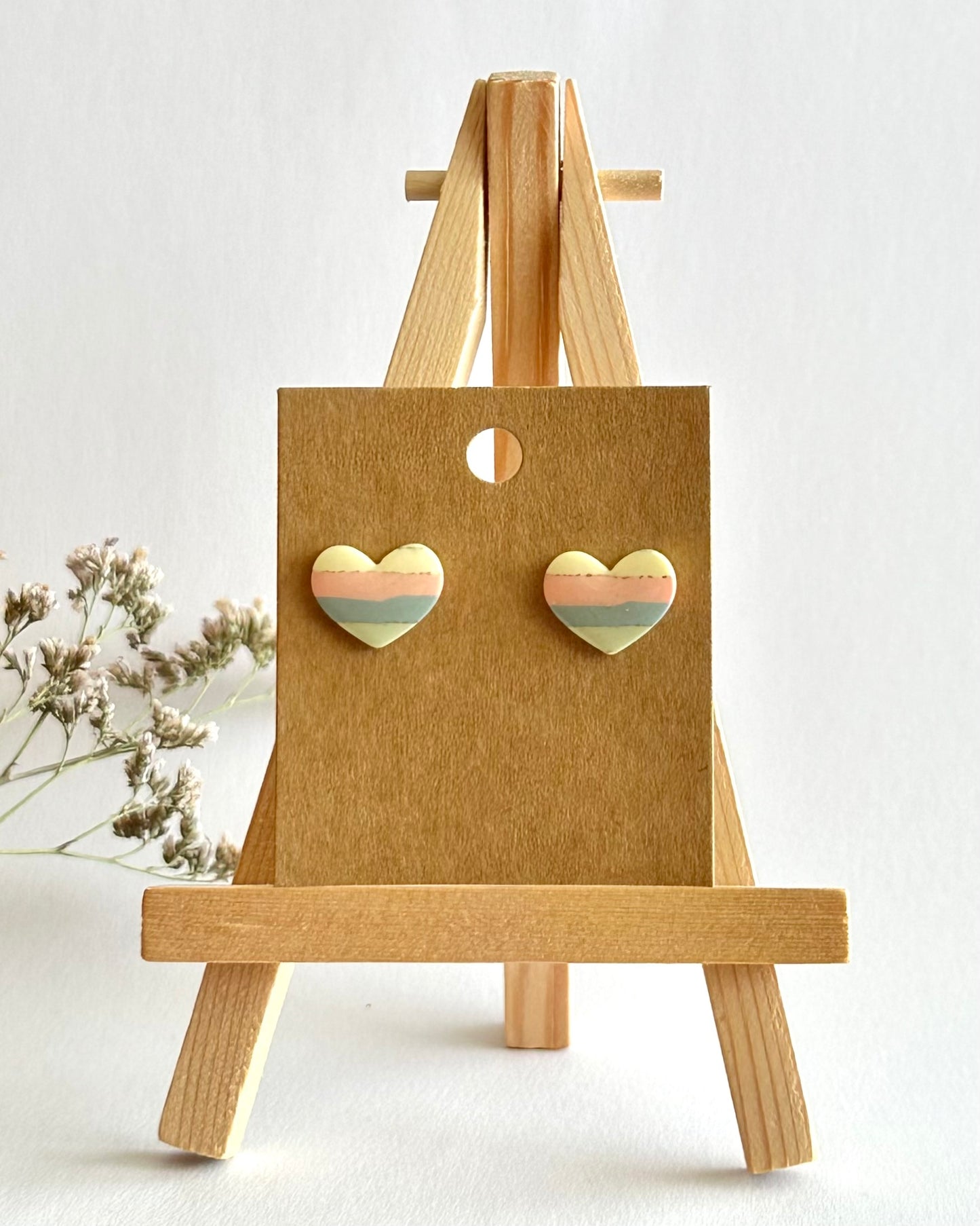 Ohrstecker, Edelstahl vergoldet