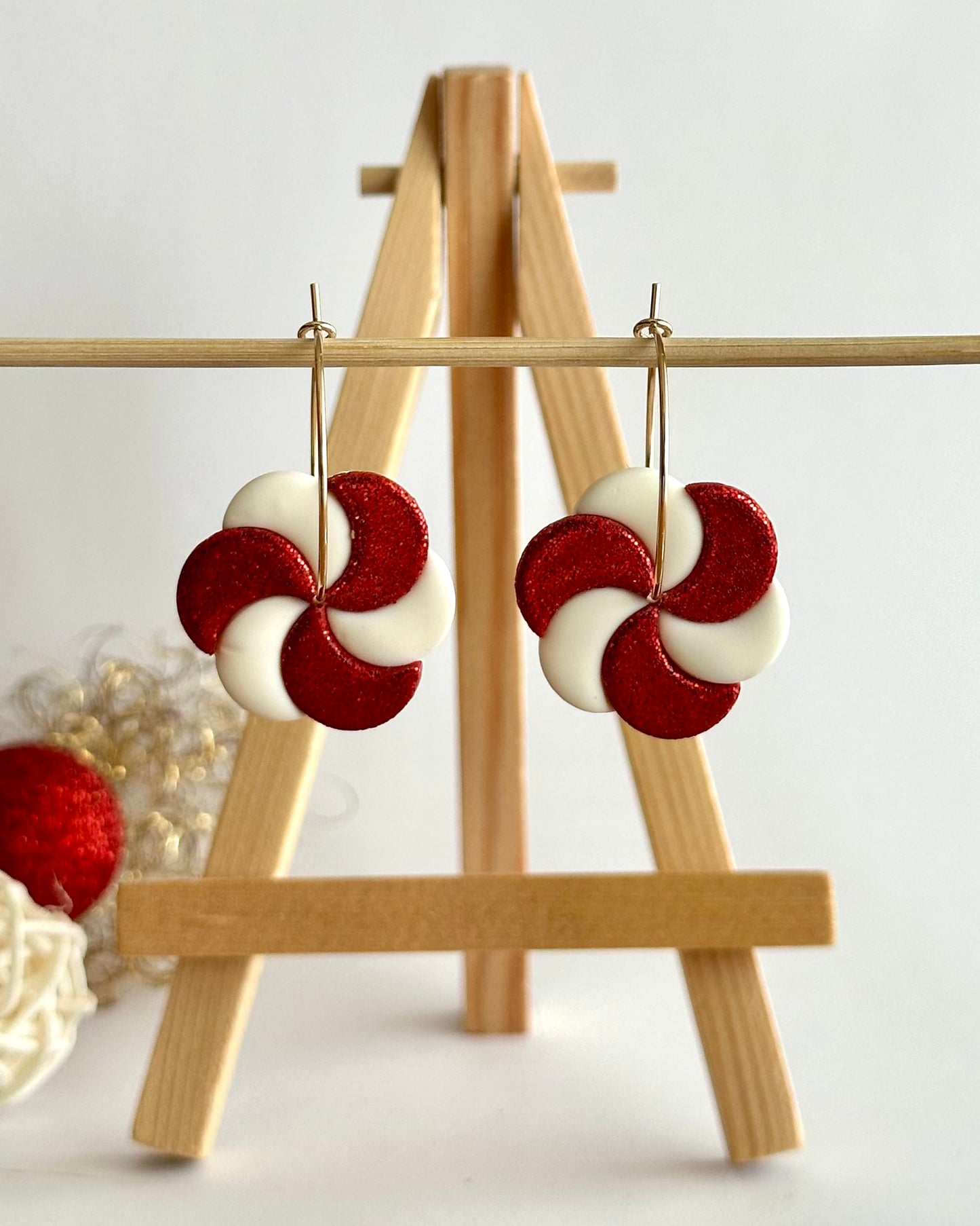 Bonbon, Creolen, Edelstahl vergoldet