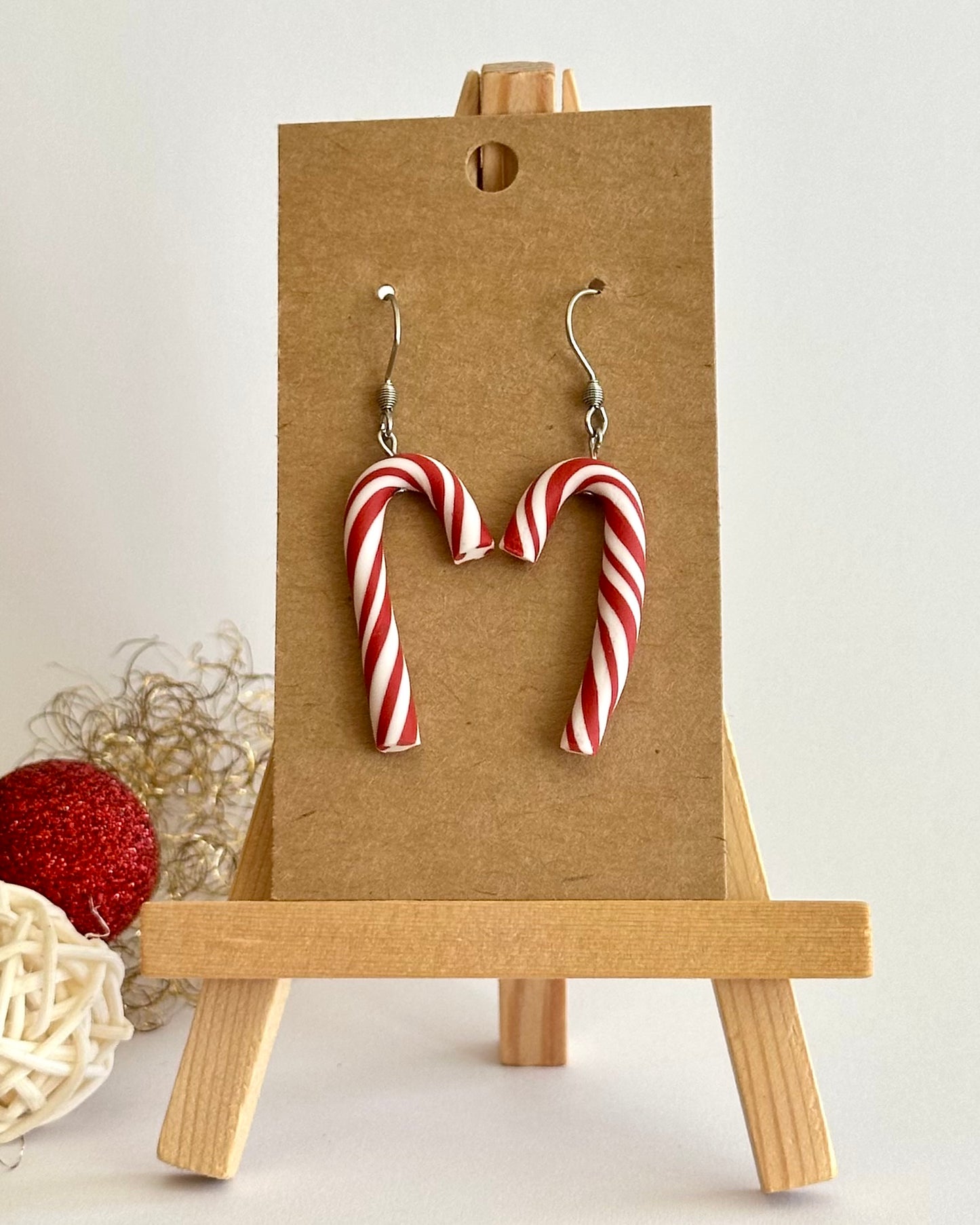 Zuckerstange, Ohrhänger, Edelstahl