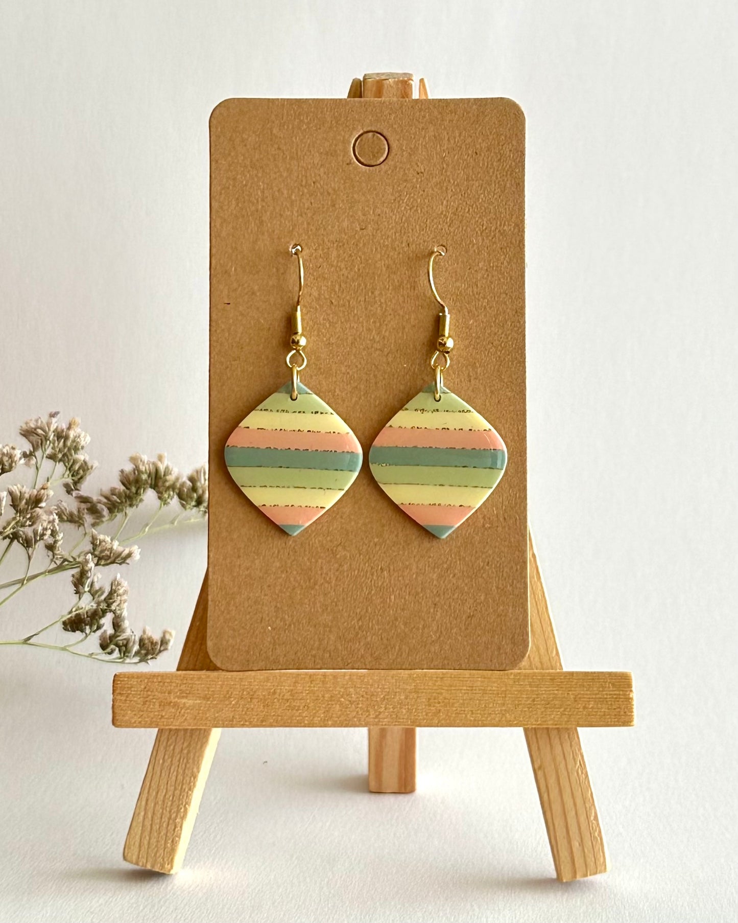 Ohrhänger, Edelstahl vergoldet