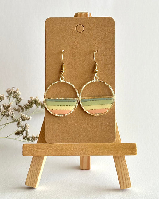 Ohrhänger, Edelstahl vergoldet