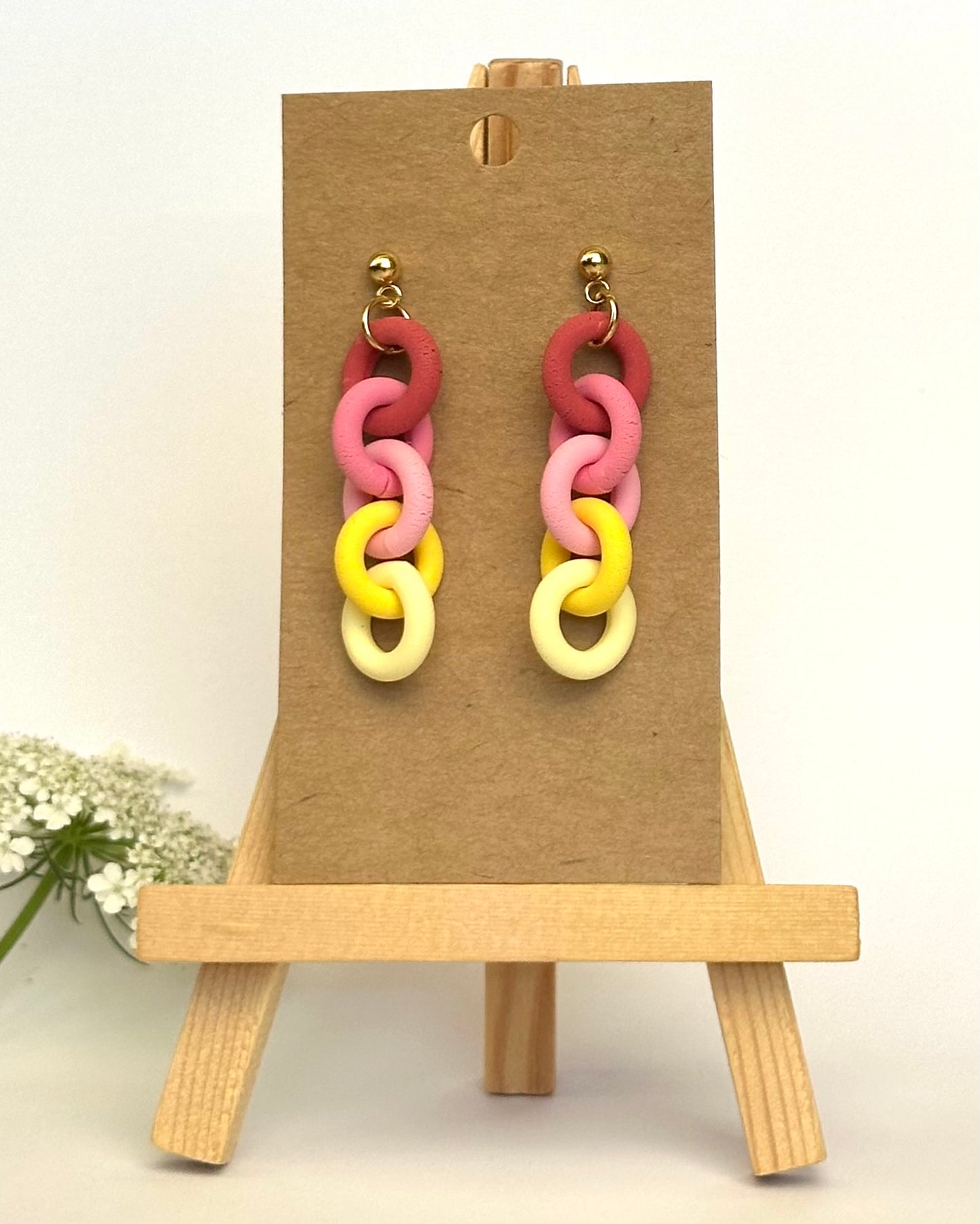 Ohrhänger, Edelstahl vergoldet (verschiedene Varianten)