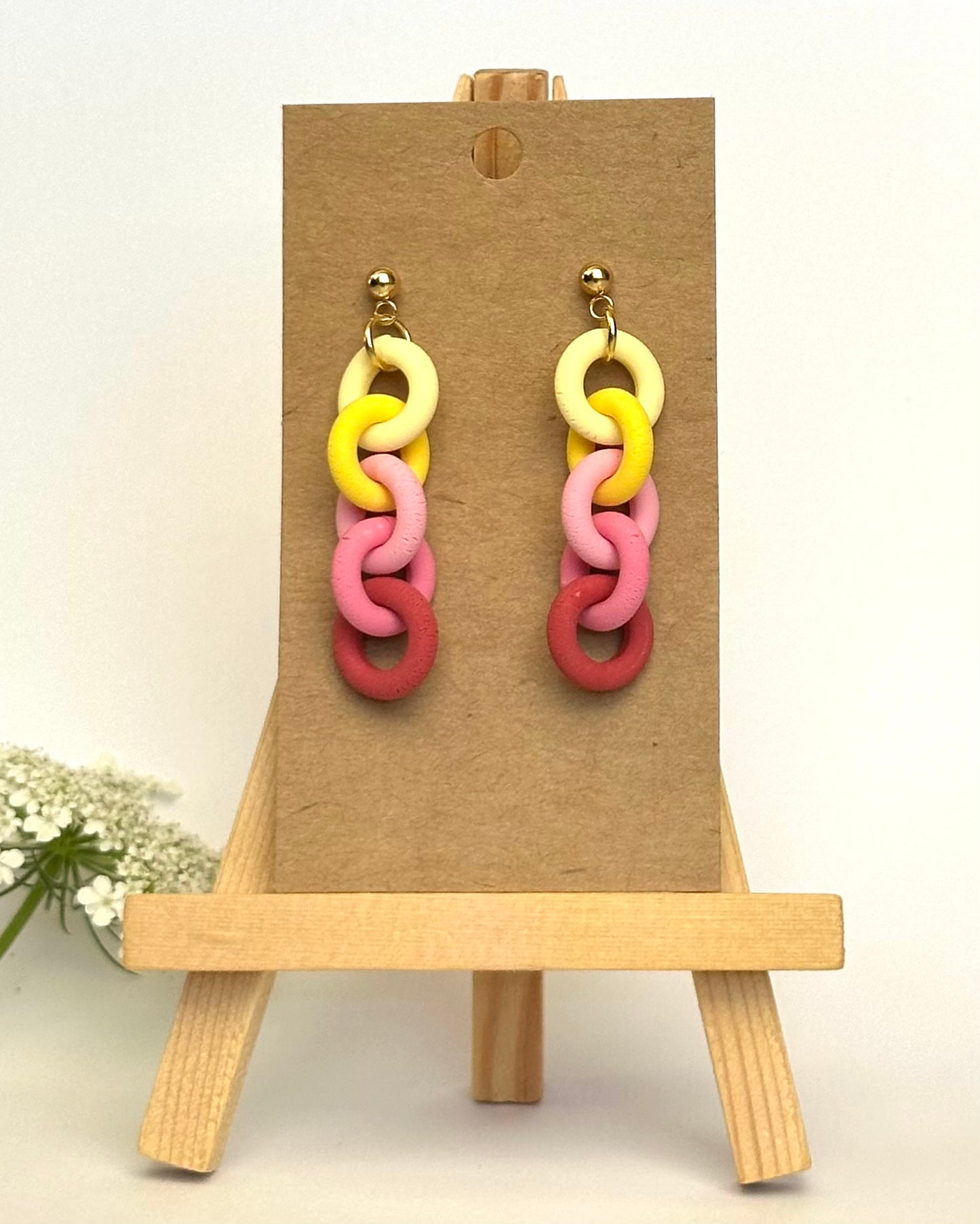 Ohrhänger, Edelstahl vergoldet (verschiedene Varianten)