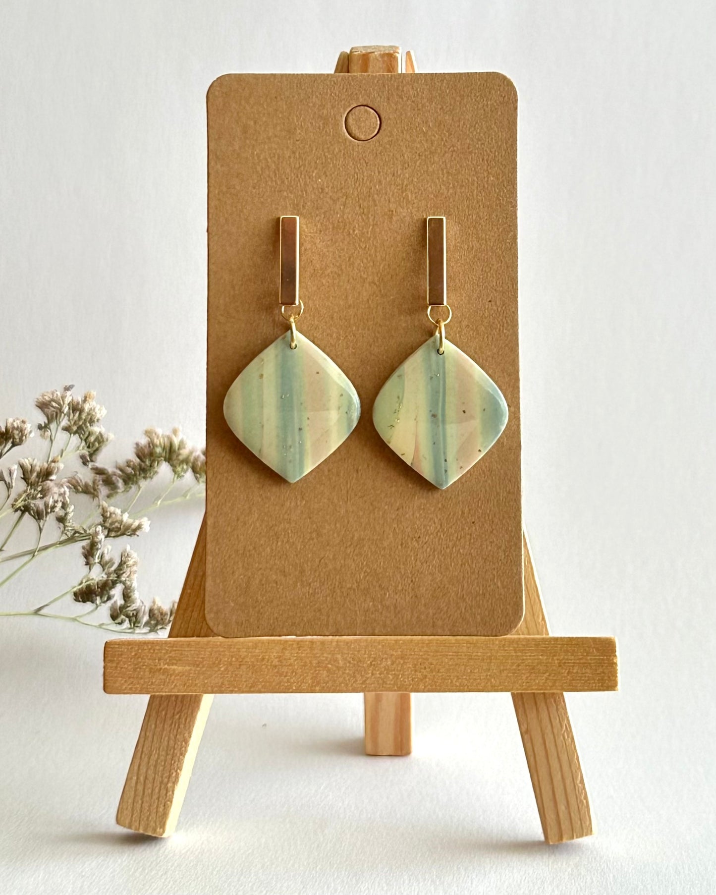 Ohrhänger, Edelstahl vergoldet