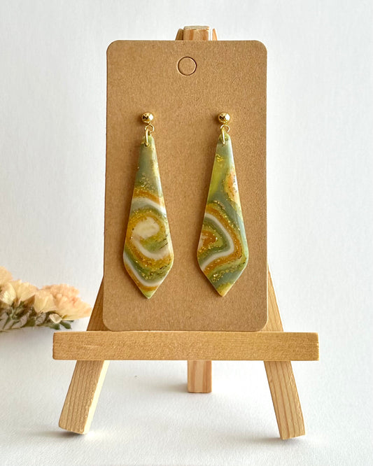 Ohrhänger, Edelstahl vergoldet