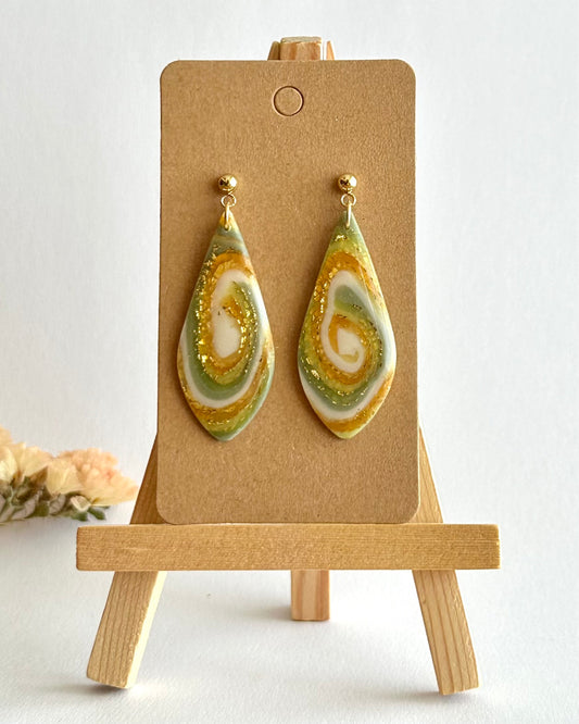 Ohrhänger, Edelstahl vergoldet