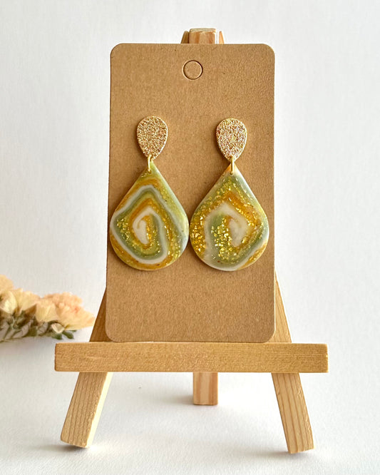 Ohrhänger, Edelstahl vergoldet