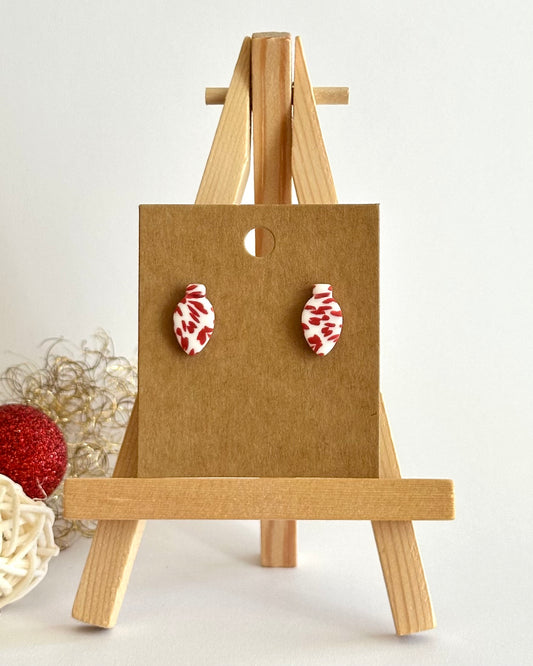 Lämpchen, Ohrstecker, Edelstahl vergoldet (verschiedene Muster)