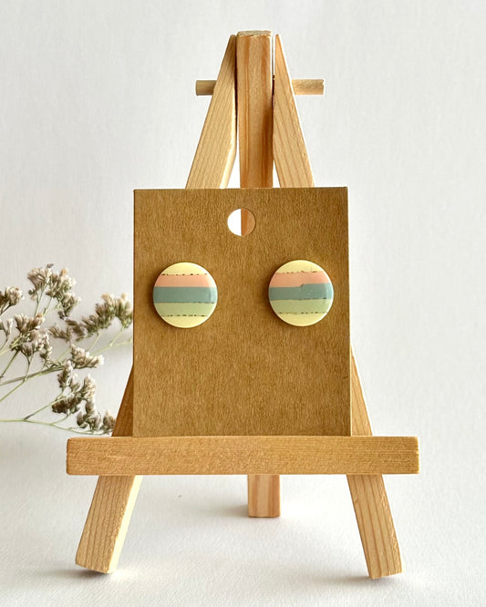 Ohrstecker, Edelstahl vergoldet