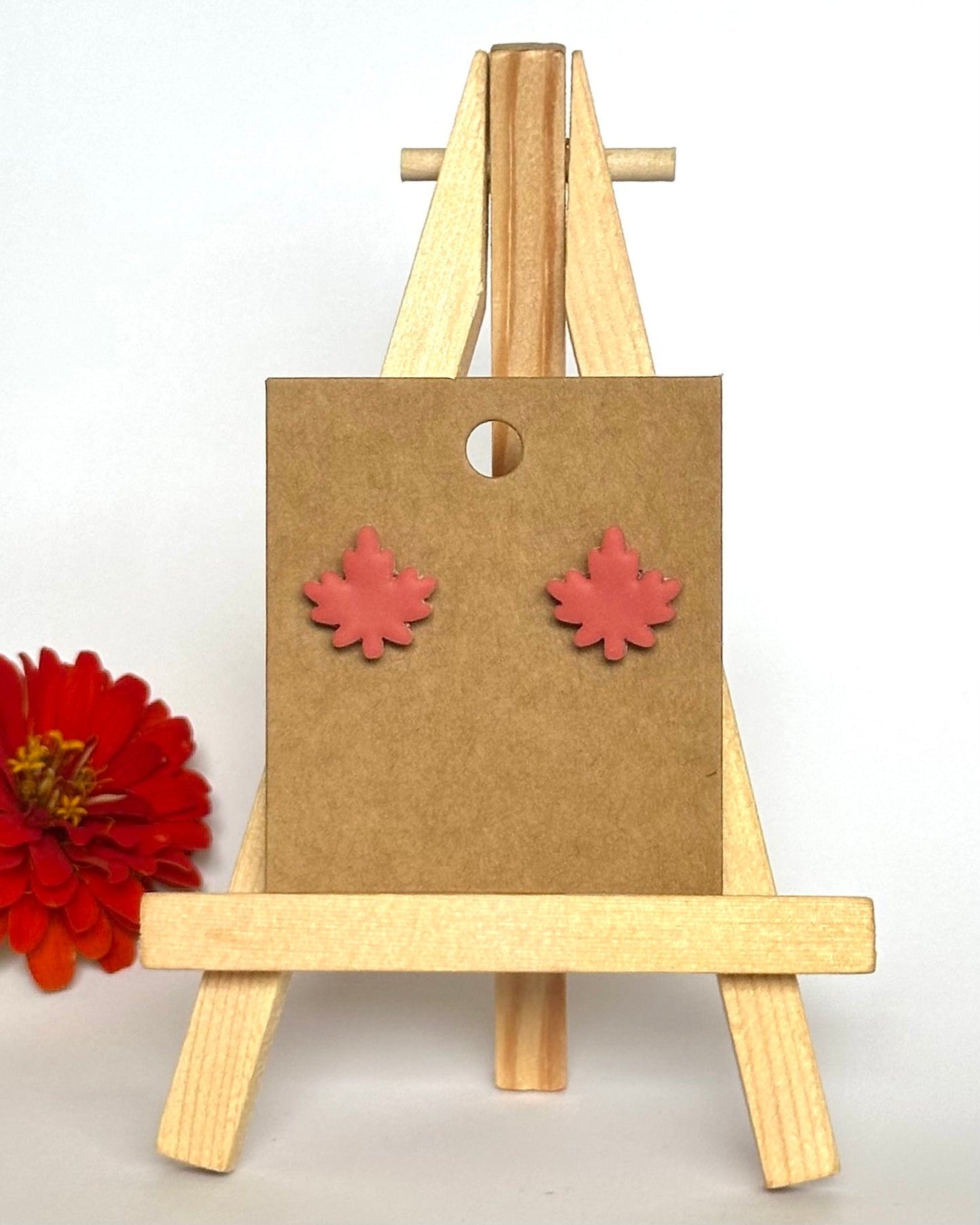 Ohrstecker, Edelstahl vergoldet (verschiedene Farben)