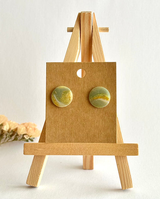 Ohrstecker, Edelstahl vergoldet